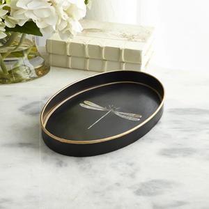 Plateau à Snacks en Aluminium Couleur Émail Vente Chaude Vaisselle en Métal Plats de Service et Assiettes Vaisselle de Mariage Plateau en Métal pour Fête - Product Image 2