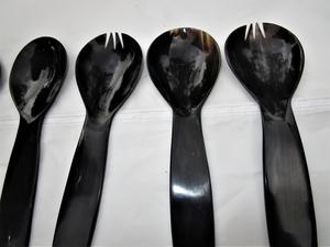 Cuchara de Cuerno de Búfalo Natural, Hecha a Mano y Pulida, Perfecta para Servir Especias, Condimentos o como Decoración de Mesa, Alta Calidad - Product Image 3