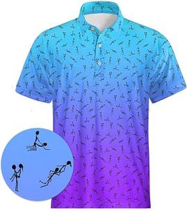 ชุดกอล์ฟชาย เสื้อโปโล กางเกงขาสั้น ระบายอากาศ ชุดกอล์ฟคู่รัก เสื้อโปโล พร้อมเสื้อสเวตเชิ้ตคอซิป ¼ - Product Image 1