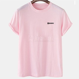 T-shirts pour hommes Vêtements d'été Prix bas T-shirts unis pour hommes Faible MOQ Haute qualité Vêtements décontractés Col rond T-shirts personnalisés - Product Image 1