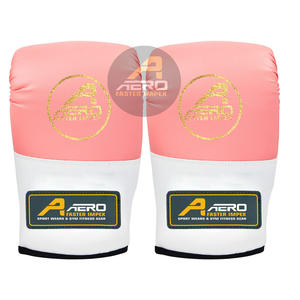 Guantes de boxeo tailandeses de cuero PU personalizables para entrenamiento de potencia, competición de lucha de combate en artes marciales - Product Image 2