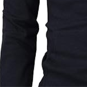 JET <b>BLACK</b> COMFORT CONTRAST DRAWSTRINGS ULTRA OFT <b>FLEECE</b> SLIM SILHOUETTE KANGAROO POCKET - Product Image 5