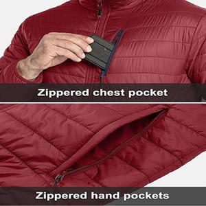 Blouson Bomber Homme Personnalisable Coupe-Vent Écologique Léger et Chaud en Toile à Col Montant pour l'Extérieur – Collection Hiver - Product Image 4