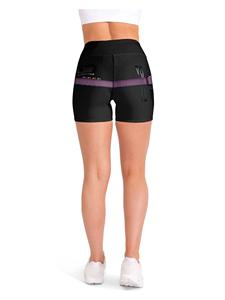 Short pour femme à séchage rapide imprimé fleurs par teinture Tie-Dye personnalisé 100% Short pour femme à sublimation personnalisé en polyester - Product Image 2