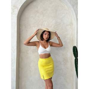 Falda Pullu Kot Etek para Mujer - Product Image 4