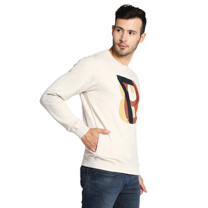 Custom Printed Logo Knitted Men's Crew <b>Neck</b> Pullover Sweatshirt Eco-Friendly Breathable Export Quality Hoodie for Winter - Product Image 3