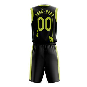 Ensemble de maillots de basket-ball personnalisés OEM Nom de l'équipe numéro maillot de sport débardeur et uniforme court pour adulte/enfant - Product Image 4