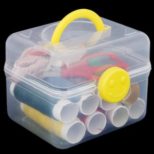 <b>Sewing</b> <b>Basket</b> With <b>Sewing</b> Accessories - Yellow - Product Image 1