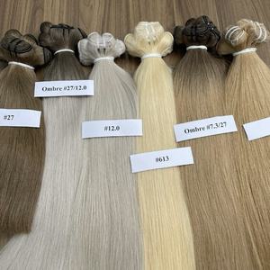 Super venta extensión de cabello humano de trama de color textura recta natural de alta calidad lista para enviar extensión de cabello vietnamita - Product Image 5
