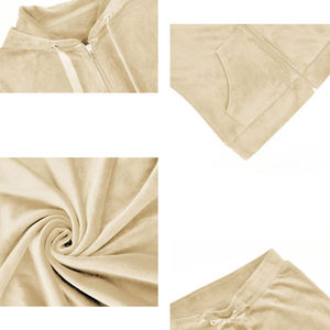 OEM Manufacturer Plain Dyed Women <b>Velvet</b> <b>Tracksuit</b> in Different Sizes Hot Selling Bulk Quantity Women <b>Velvet</b> <b>Tracksuit</b> - Product Image 6