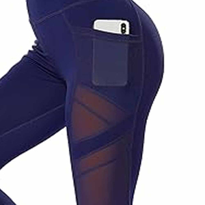 Mallas transpirables para mujer, mallas ajustadas en forma de V, cintura alta, levantamiento de glúteos, entrenamiento, correr, pantalones de Yoga, mallas - Product Image 2