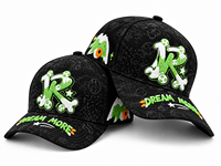 Casquette pour homme personnalisée à 6 panneaux en polyester brodé, style streetwear, casquette de baseball réglable, respirante, pour les sports de plein air, mode masculine