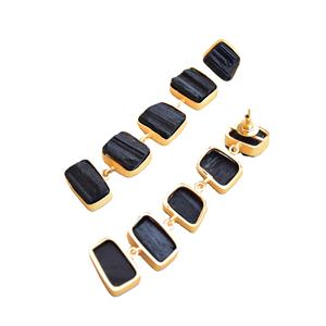 Clous en laiton avec pierres précieuses, vente en gros, fabrication artisanale, pierres semi-précieuses, polissage élevé, plaqué or, style tendance, haute qualité - Product Image 4