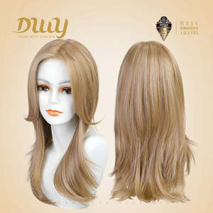Rebekah C-DWY Free Part Long Straight Blonde Glueless Synthetic <b>Wig</b> Transparent Lace Front Free Shipping - Product Image 4