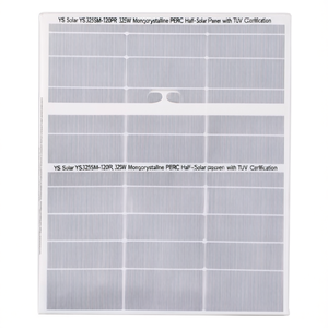 Panneau solaire monocristallin PERC demi-cellule YS Solar YS325SM-120PR 325W avec certification TUV - Product Image 2
