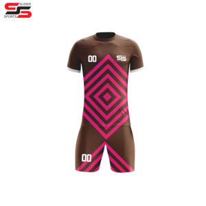 Ensemble d'uniformes de football d'hiver en polyester 100% personnalisé de haute qualité à séchage rapide pour adultes à manches courtes avec impression de nom - Product Image 3