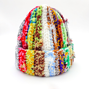 หมวกบีนนี่ถักโครเชต์สำหรับผู้หญิงแฟชั่นใหม่หมวกฤดูหนาวผ้าแจ็คการ์ดงานแฮนด์เมด2025แฟชั่นใหม่2025 - Product Image 2