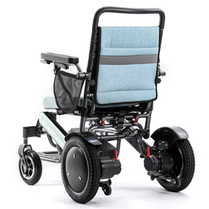 2024 Producto popular Silla de ruedas eléctrica todo terreno de aluminio Control remoto Silla de ruedas plegable ligera eléctrica de viaje para adultos - Product Image 6