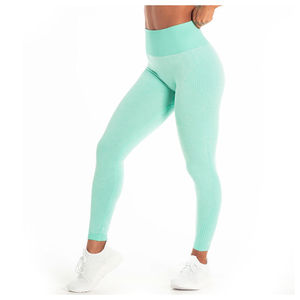 Conjunto de mallas deportivas de algodón 100% para mujer, pantalones de Yoga de algodón orgánico, mallas de Yoga con cintura elástica sostenible para mujer - Product Image 4
