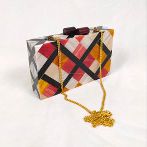 Sac à main en résine, couleur et design personnalisés pour les fêtes à domicile, les mariages, avec la meilleure qualité, pochettes de soirée de luxe indiennes, SOLDES - Product Image 1