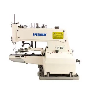 Machine à coudre industrielle à point de chaînette simple Speedway SW-373, complète avec table et moteur - Product Image 1