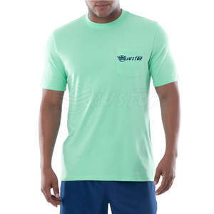 Camisetas de pesca hechas a medida lisas de alta calidad para hombres, nuevo diseño, camiseta de pesca de algodón 100% para hombres - Product Image 4