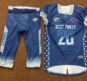 OEM เครื่องแบบอเมริกันที่กำหนดเองราคาถูกเสื้อฟุตบอลที่กำหนดเองอเมริกันชุดฟุตบอล - Product Image 3