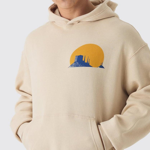 Sudaderas con Capucha para Hombre 100% Algodón al por Mayor, de Alta Calidad, Cálidas, Térmicas, con Estampado Personalizado, Antiencogimiento, con Bolsillo, Forro Polar para Invierno - Product Image 6