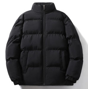 Vestes gonflées pour hommes Marque privée Production en usine Vestes gonflées de style urbain pour hommes Veste d'extérieur teinte en couleur unie - Product Image 4