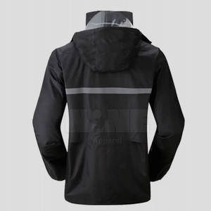 Nueva llegada personalizada de invierno de los hombres rompevientos conjuntos transpirable de alta calidad de nailon/poliéster servicio OEM para la venta en línea personalizada - Product Image 3