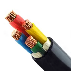 Câble concentrique, câble d'alimentation isolé XLPE/PVC blindé en cuivre, 1 cœur, 4 cœurs