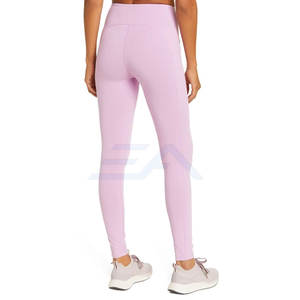 Leggings Deportivos para Mujer, Cintura Alta, Efecto Push-Up, Transpirables, de Secado Rápido, Sin Costuras, de Spandex/Nailon, con Cintura Elástica - Product Image 4