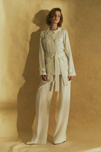 Meilleurs choix pour les femmes Pantalon droit respirant de style désert avec services ODM taille haute Fabriqué au Vietnam pour l'été - Product Image 5