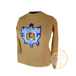 Vêtement grec de haute qualité pour femmes, personnalisé, Sigma Gamma Rho, acrylique brodé sur le devant, hiver, décontracté, col en V, respirant - Product Image 6
