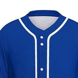 Maillot de baseball américain pour homme, vêtements de sport d'équipe respirants à séchage rapide, logo personnalisé, sublimation imprimé OEM, vente en gros, grande taille - Product Image 2