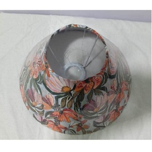 Pantallas de Lámpara Cónicas con Estampado Digital Multicolor y Clip de Mariposa para Lámparas de Mesa, Decoración Moderna Hecha a Mano para el Hogar - Product Image 5