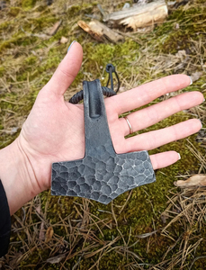 มือปลอม Viking Mega Mjolnir Pagan Heathen Thor 'S Hammer Pendant นอร์สเตอร์ลิงซิลเวอร์โทรลล์ครอสหนึ่งในประเภทไวกิ้ง - Product Image 6