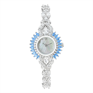 Reloj de Pulsera de Lujo para Mujer ZD0014 con Logotipo Personalizado, Reloj de Joyería con Diamantes de Circonio para Mujer - Product Image 3