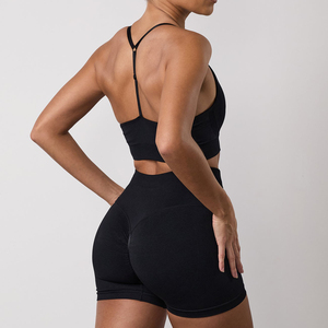 Soutien-gorge de sport pour femme, couleur unie, design de bretelles, léger, vêtements de sport, soutien-gorge de sport pour femme - Product Image 2