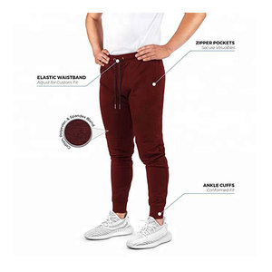 Pantalon de sport décontracté pour hommes Pantalon de jogging léger avec broderie personnalisée Vente en gros Pantalon de sport décontracté - Product Image 1