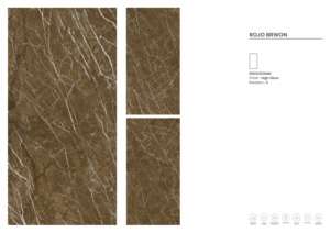 CARREAUX EN PORCELAINE ÉGLAISÉS HAUTE BRILLANCE DE QUALITÉ SUPÉRIEURE ROJO BROWN - Product Image 3