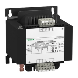 สำหรับหม้อแปลงไฟฟ้า SCHNEIDER ELECTRIC ABT7PDU100G 1 KVA แรงดันไฟฟ้าขาเข้า 230..400 V และขาออก 2 X 115 V - Product Image 1