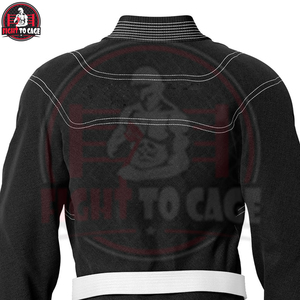 บริการ OEM ODM คุณภาพดี น้ำหนักเบา ยืดหยุ่น ระบายอากาศได้ดี ชุดยูนิเซ็กซ์ โพลีเอสเตอร์ผสมคอตตอน สำหรับบราซิลเลียนยิวยิตสู ศิลปะการต่อสู้ - Product Image 3