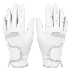 Gants de golf de haute qualité pour hommes et femmes Gants en cuir de mouton véritable Cabretta avec logo personnalisé - Product Image 1