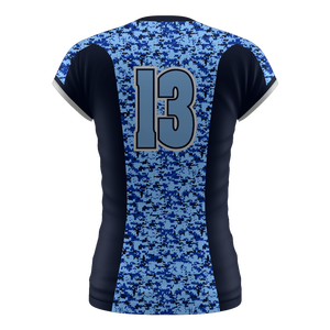 Camisetas de voleibol de playa para mujer con logotipo impreso en la parte delantera - Product Image 2