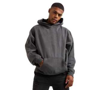 Wholesale <b>Plain</b> <b>Mens</b> Streetwear Sweatshirts <b>Hoodies</b> Custom Logo Heavyweight Cotton Oversized <b>Mens</b> Drop Shoulder <b>Hoodies</b> <b>for</b> <b>Men</b> - Product Image 5