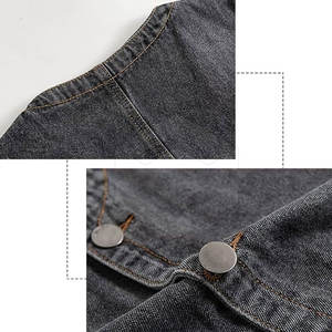 Chaleco vaquero de invierno transpirable informal de algodón 100% de alta calidad para hombres-Precio razonable prendas de vestir exteriores personalizables - Product Image 2