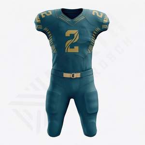 Uniforme de Fútbol Americano Personalizado de Alta Calidad, Más Vendido, Manga Corta, Precio Competitivo, Rendimiento Atlético, Ropa de Equipo - Product Image 1