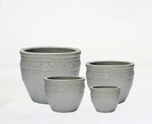 [Leo Nguyen Le] - Home Garden Decor Indoor Outdoor Succulent Flower Green Plant Pots Blue Large Ceramic Pots Planter Vase - Product Image 3