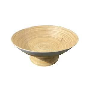 Bol à salade en bambou filé écologique le plus vendu avec support jante grise pour ustensiles de cuisine vaisselle Restaurant prix bon marché Vietnam - Product Image 6